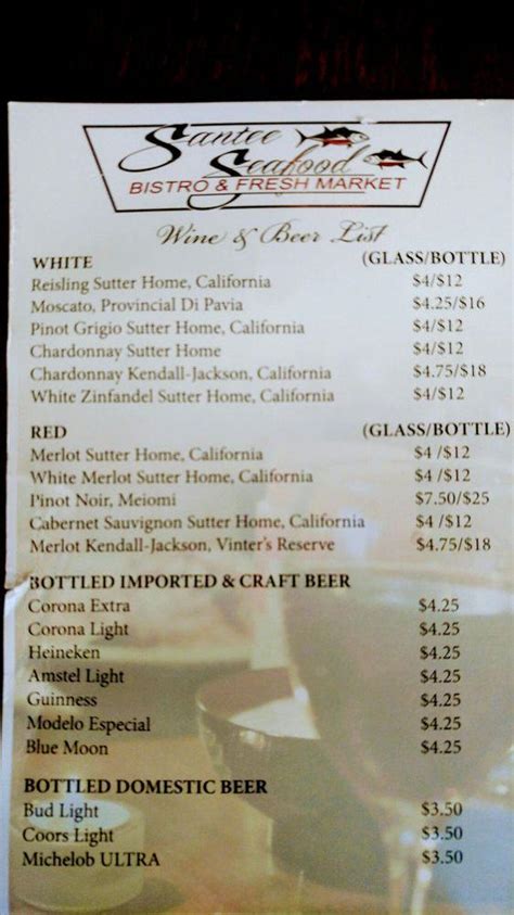 No Reviews - Mount Pleasant, SC 29466. . Santee seafood bistro menu